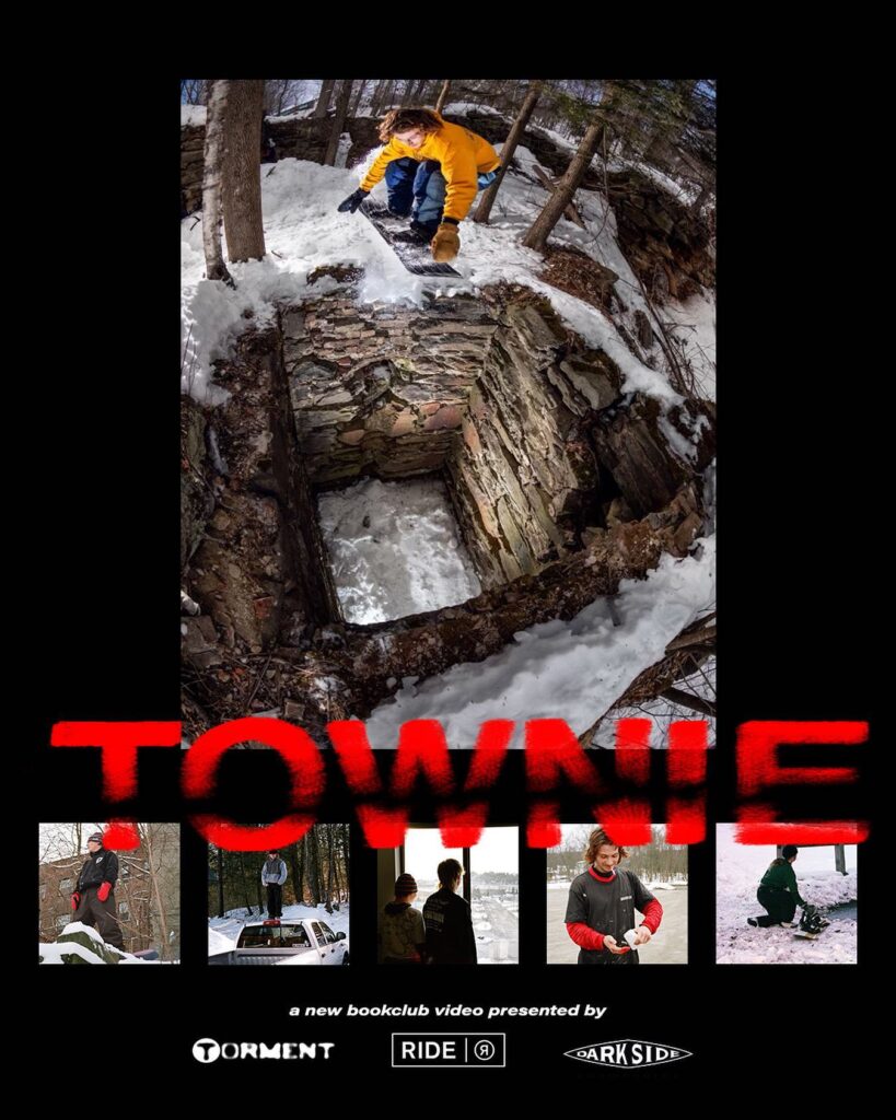 edit snowboardowy Townie/ plakat filmowy