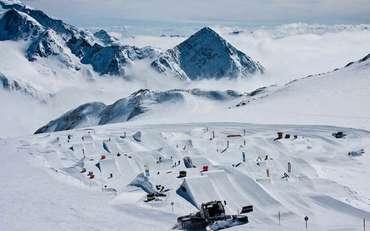 snowboard w listopadzie | austria