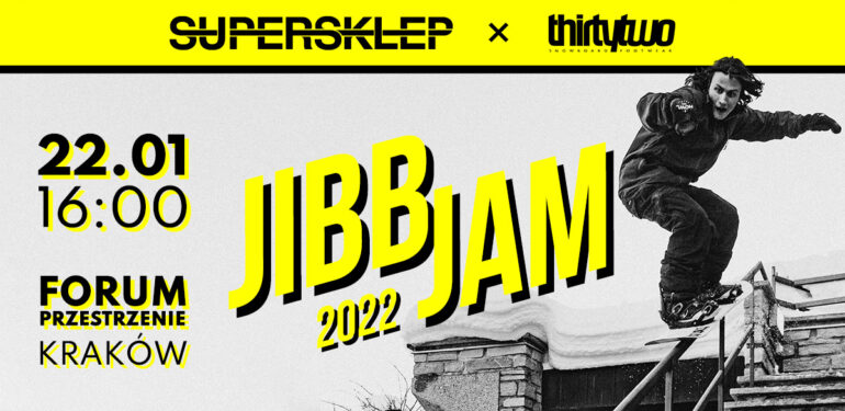 JIBB JAM Supersklep x ThirtyTwo powraca! Jak zwykle w Krakowie, odbyła się V edycja zawodów. Zobacz zdjęcia!