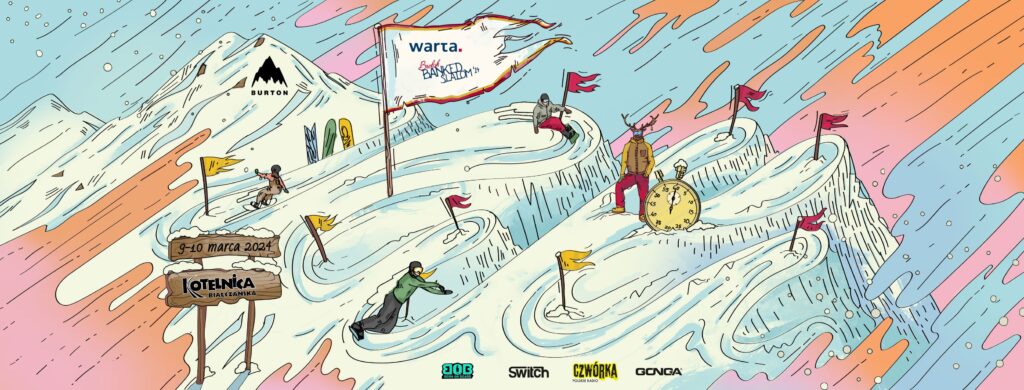 Kolejna edycja Brelok Banked Slalom zbliża się wielkimi krokami. Pora na wyścig po torze pełnym band, muld i kreatywnych przeszkód! Tym razem spotykamy się w Białce Tatrzańskiej. 