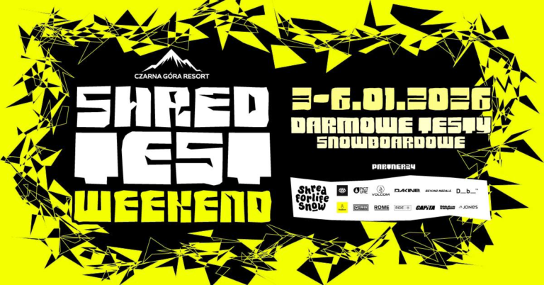 Shred Test Weekend 2026 | Darmowe testy w Czarna Góra Resort
