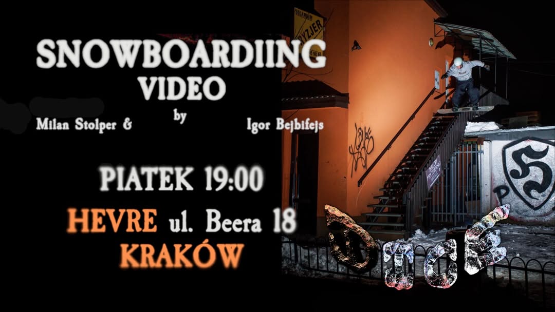 DICE Snowboardiing Video | Premiera w Gdańsku i Krakowie