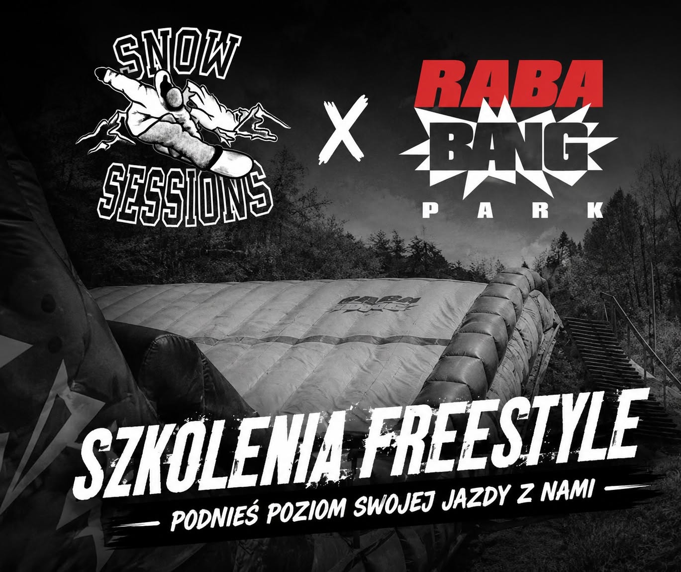 Snow Sessions startuje. Pierwsze szkolenie freestyle na poduszce w Raba Bang Park
